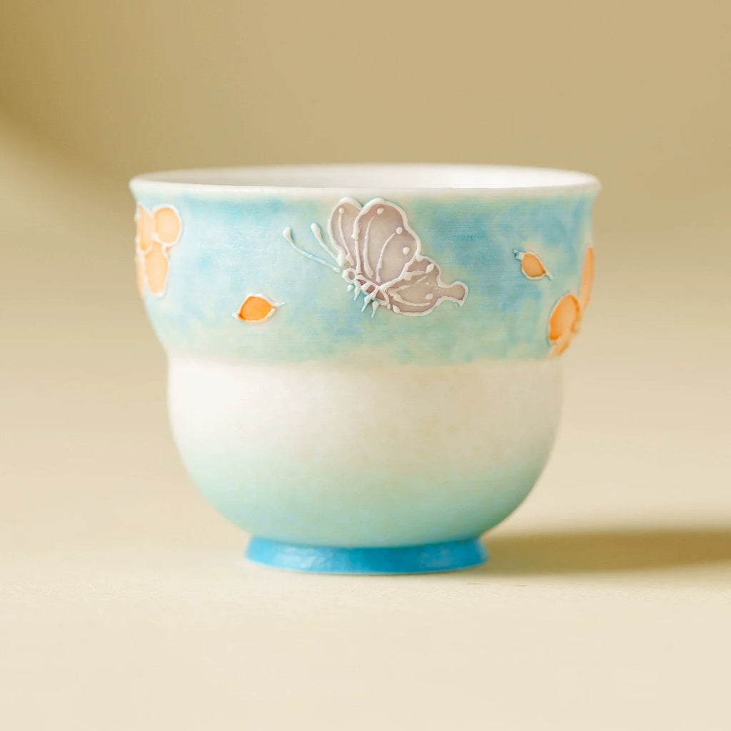 Hand-Painted Fortune Blessing Tea Cup – 60ml Ceramic “Fu Lu” Tasting Cup with Gift Box-0