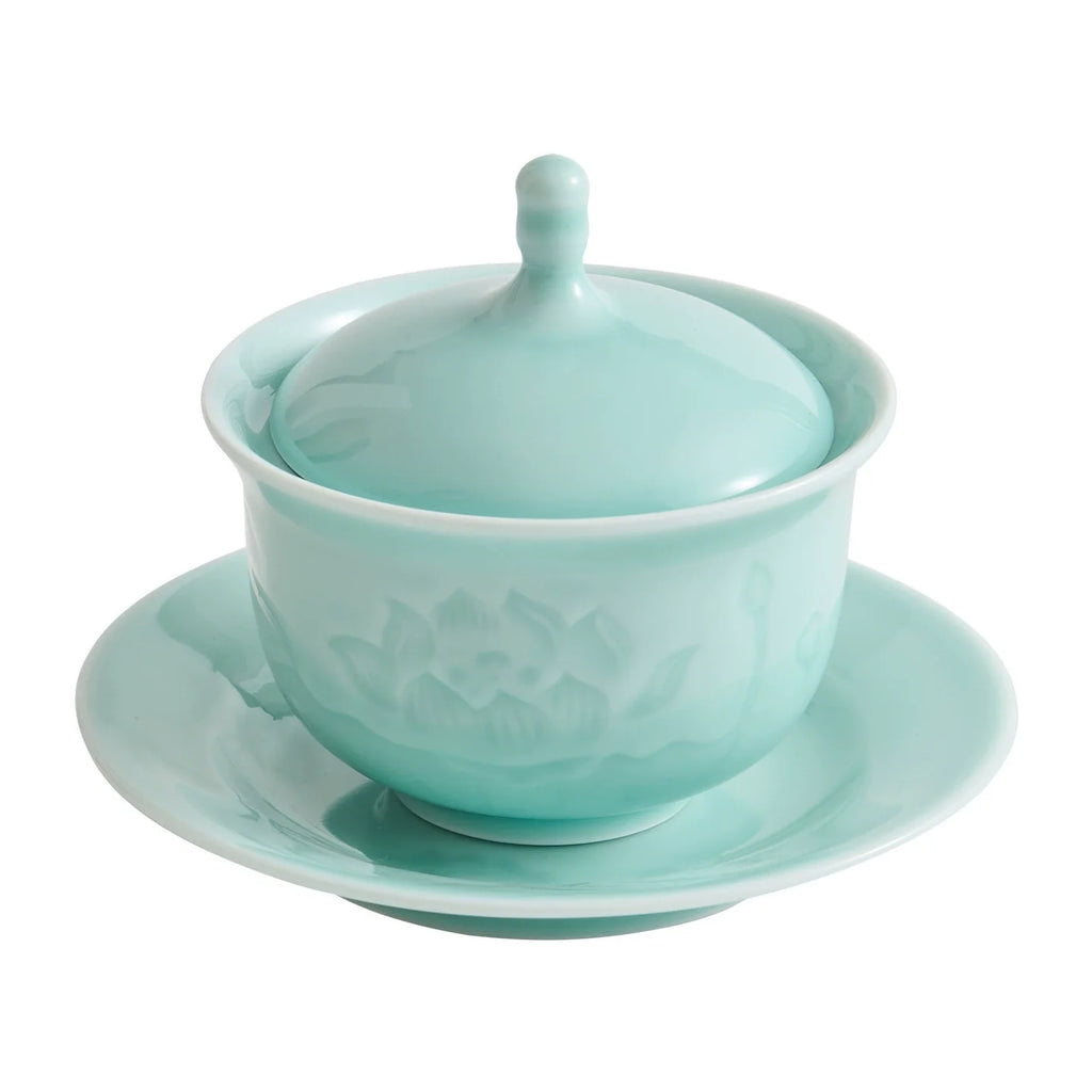 Luxury Porcelain Stewing Cup with Lid & Saucer – Single-Serve Wellness Soup Pot-4